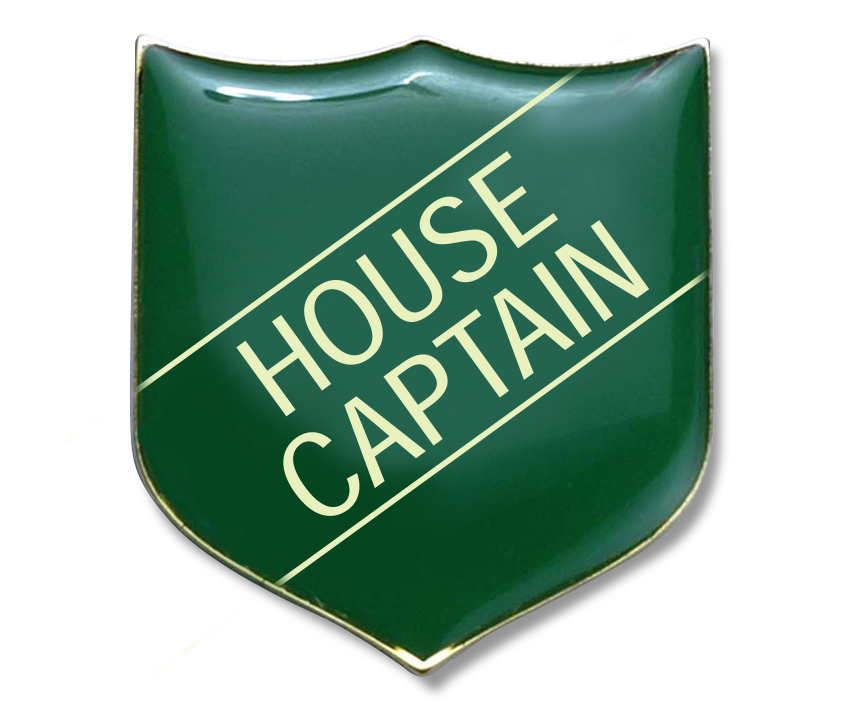 House Captain badge Green  (pack of 5)