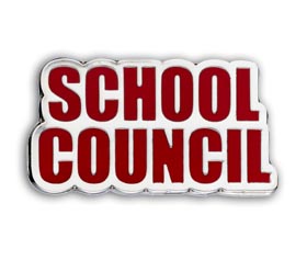 School Council badge red (pack of 5)