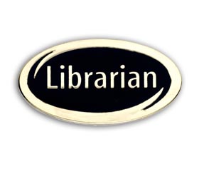 Librarian badge (pack of 5)
