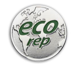 Eco Rep globe badge (pack of 5)