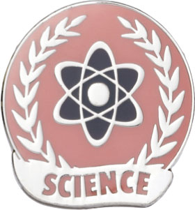 Science Enamel badge (pack of 5)