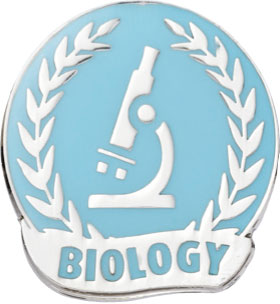 Biology Enamel badges (pack of 5)