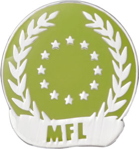 MFL Enamel badge (pack of 5)