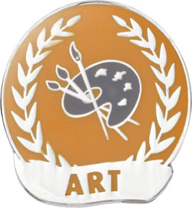 Art Enamel badge (pack of 5)