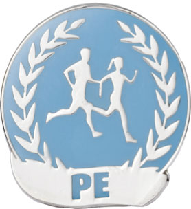 PE Enamel  badge (pack of 5)