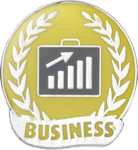 Business Enamel badge (pack of 5)
