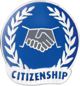 Citizenship Enamel Badge (pack of 5)