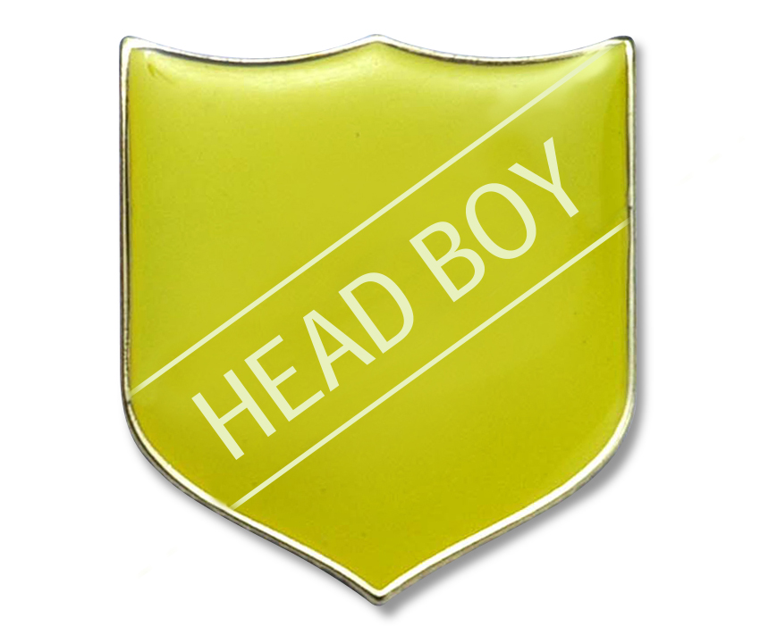 HEAD BOY badge  yellow(pack of 5)