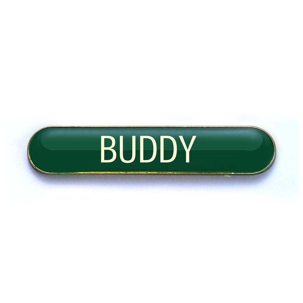 BUDDY badge green(pack of 5)