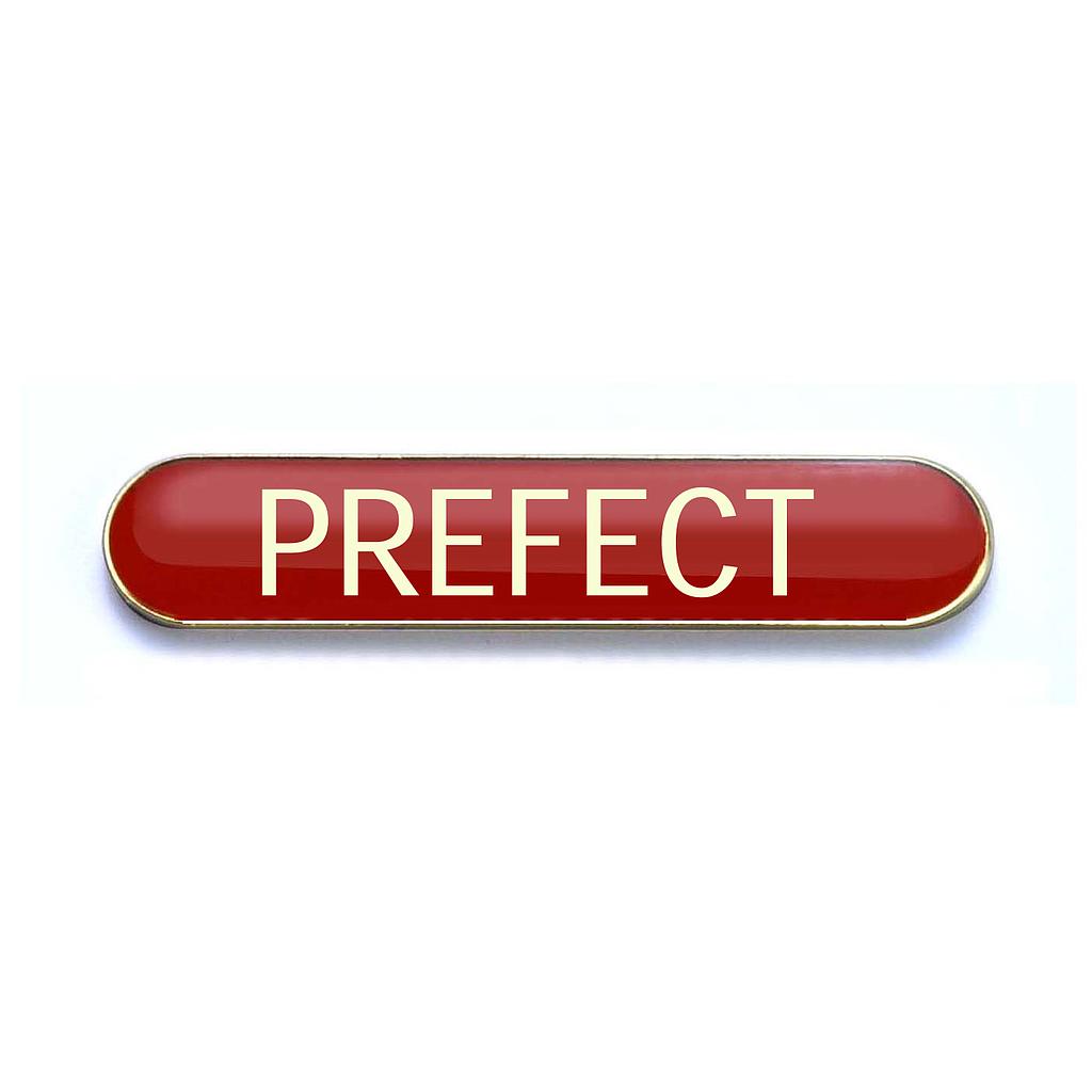 PREFECT badge red (pack of 5)