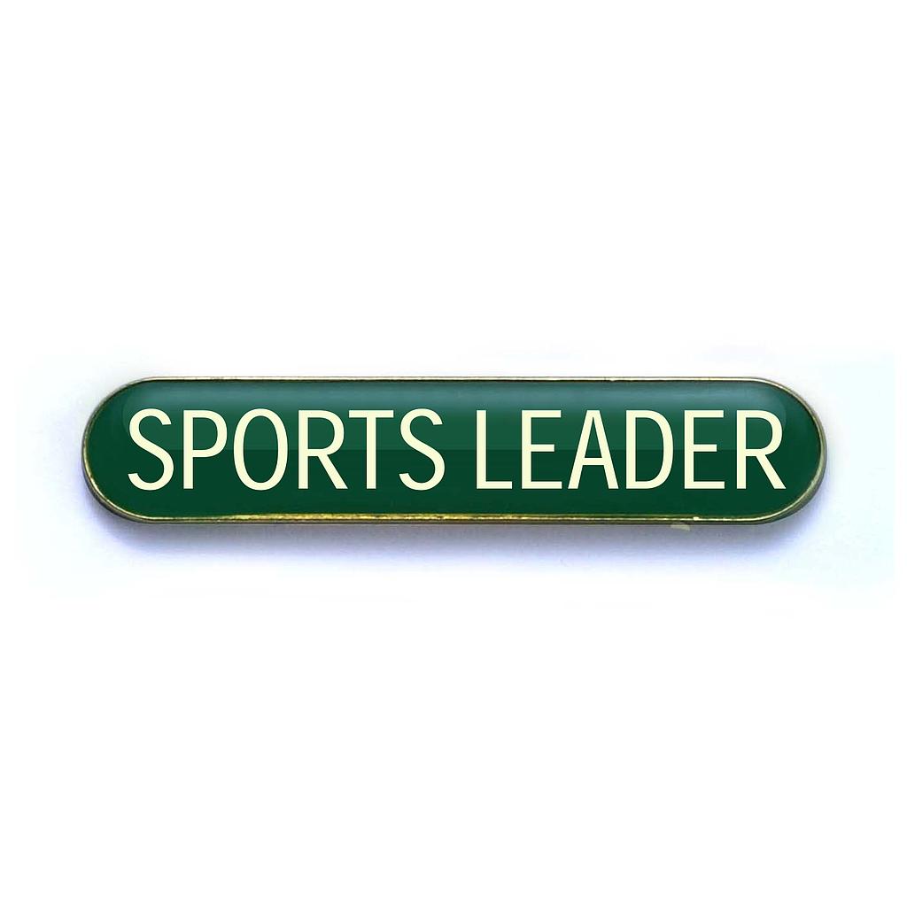 SPORTS LEADER badge green (pack of 5)