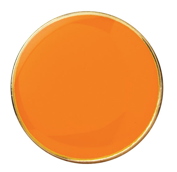 Orange Circle badge (pack of 5)