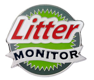 Litter Monitor badge (pack of 5)