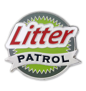 Litter Patrol badge (pack of 5)