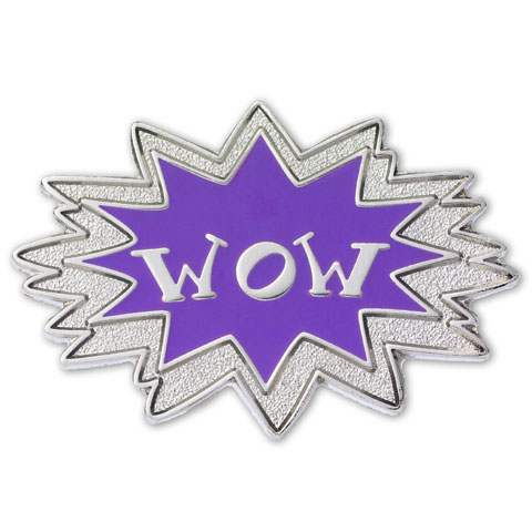 WOW badge (pack of 5)