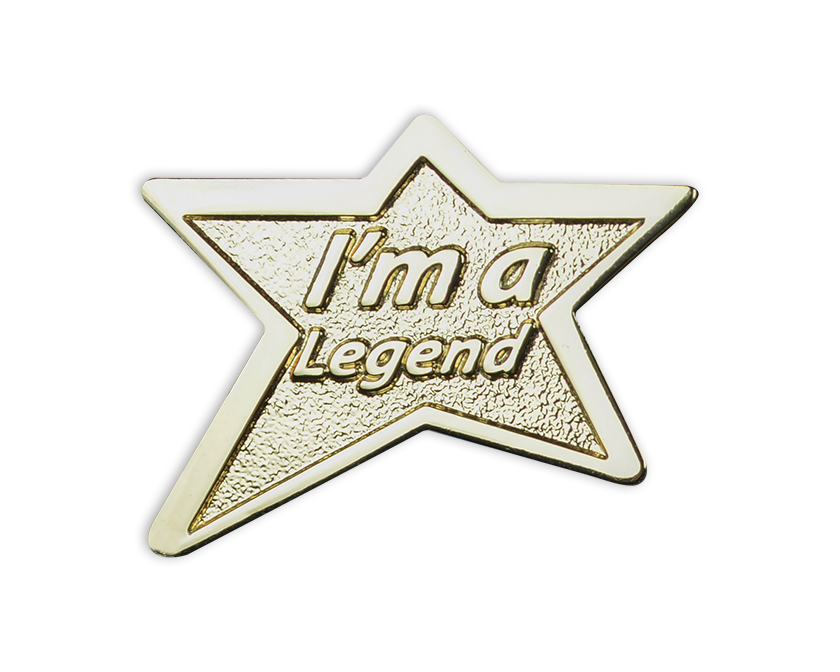 I'm a Legend enamel badge (pack of 5)