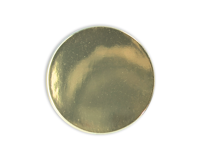 Gold Circle badge (pack of 5)