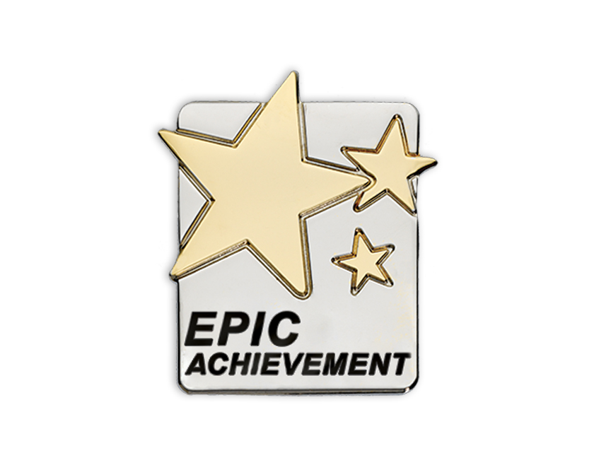 Epic Achievement badge (pack of 5)
