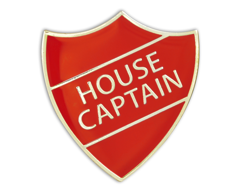 HOUSE CAPTAIN red and gold (pack of 5)
