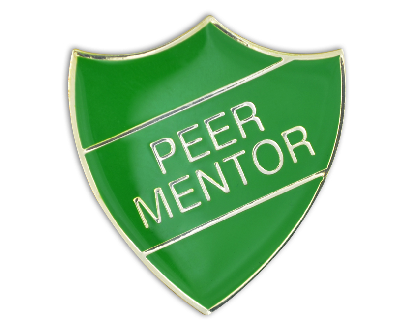 PEER MENTOR green and gold (pack of 5)