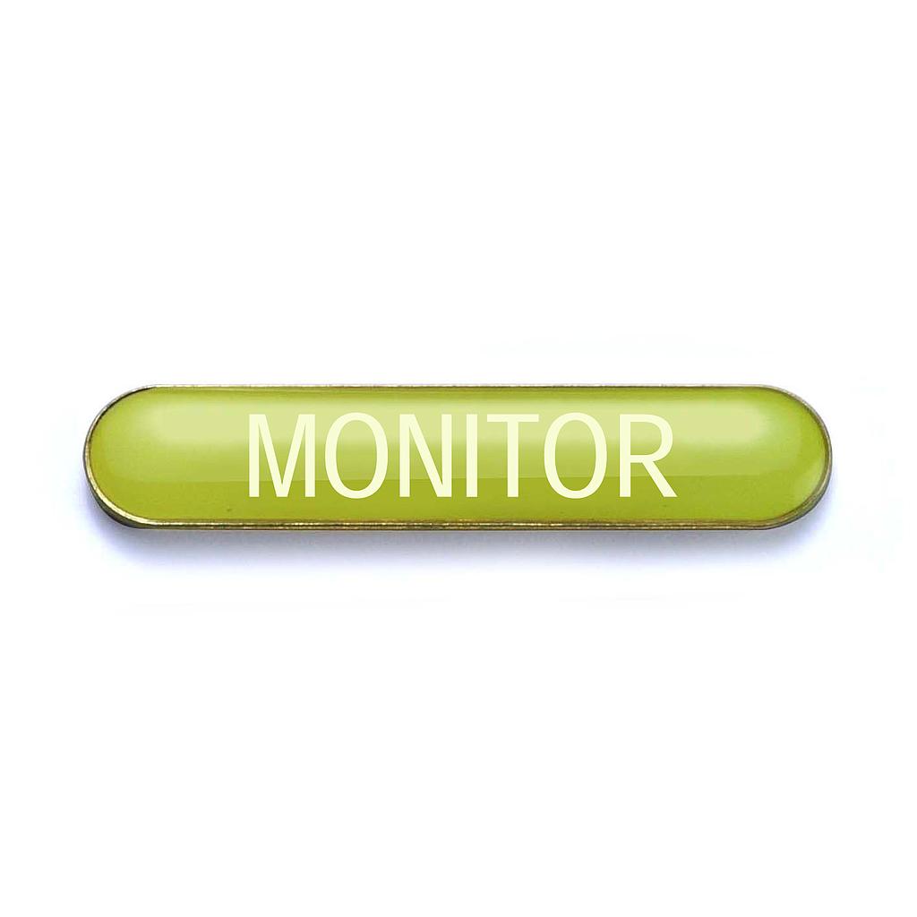 MONITOR badge yellow (pack of 5)