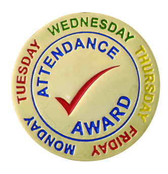 Attendance Award badge (pack of 5)