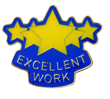 Excellent Work badge (pack of 5)