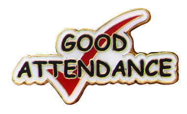 Good Attendance Award badge