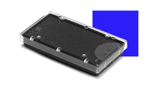 Blue inkpad for 47x18mm stamper