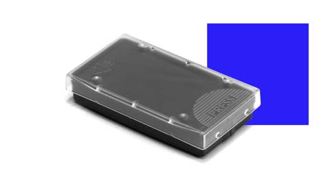 Blue inkpad for 38x14mm stamper
