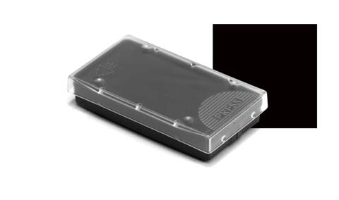 Black inkpad for 38x14mm stamper