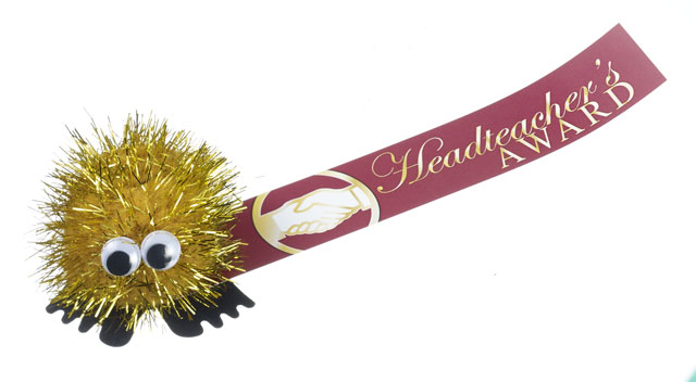 Headteacher's sticker bug