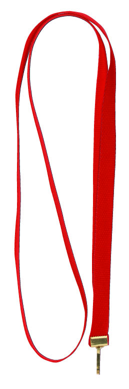 Red neck ribbon for medals