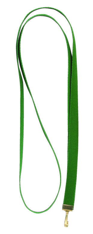 Green neck ribbon for medals
