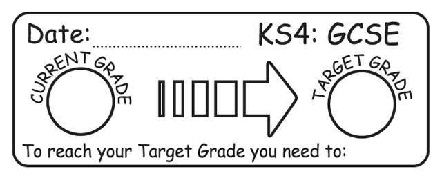 KS4 stamper - To reach your Target grade...