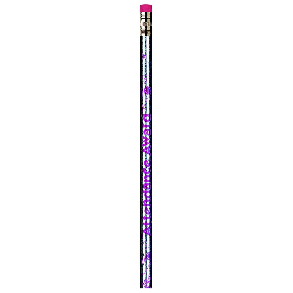 Metallic 'Attendance award' pencil