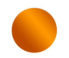 Plain Metallic Bronze Dot 13mm