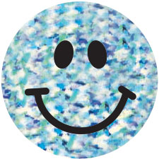 Holographic Smiles - 13mm - pack of 816