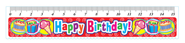 Happy Birthday' Ruler