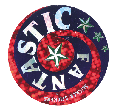 Holographic 'Fantastic' sticker
