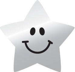 Silver Stars - 19mm - pack of 840