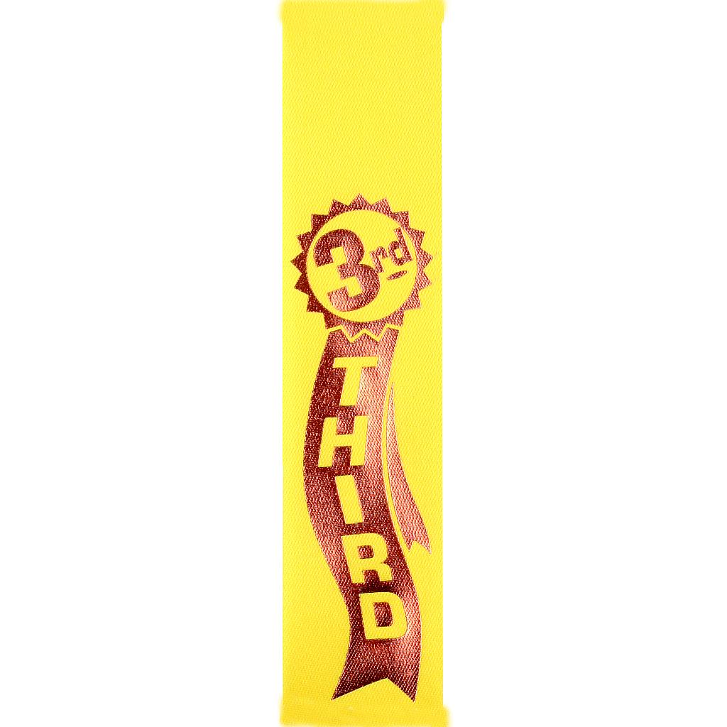 Metallic '3rd' ribbon