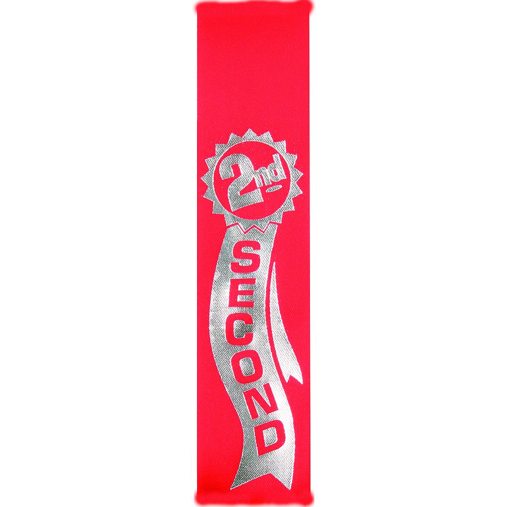 Metallic '2nd' ribbon
