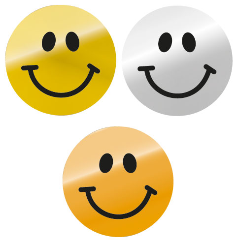 Mixed Metallic Smiles - 13mm - pack of 816