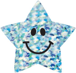 Holographic Stars - 19mm - pack of 420