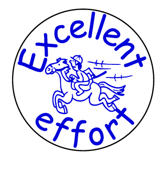 Excellent Effort (racehorse) stamper