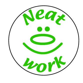 Neat Work (smile) stamper