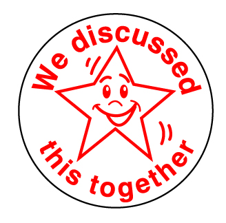 We discussed this together stamper