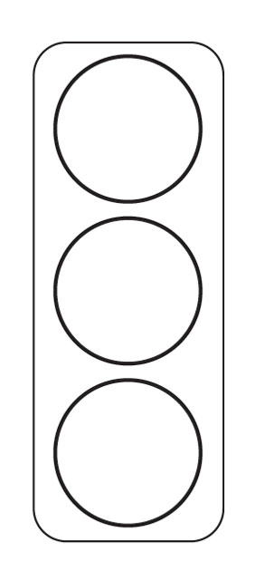 Traffic light stamper