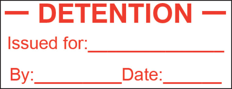 Detention Stamper